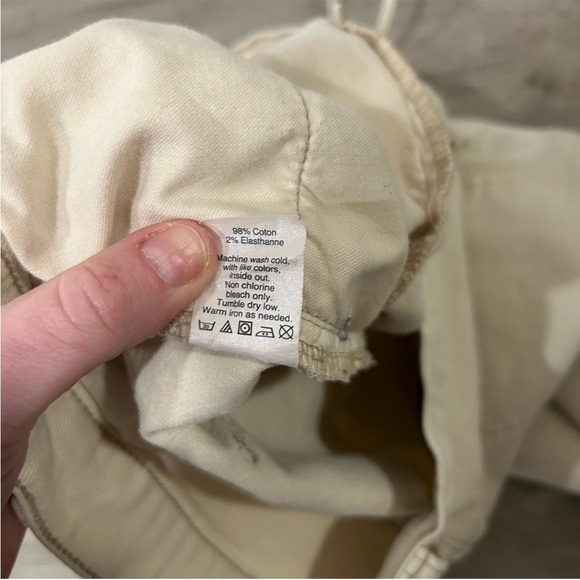 J.Crew Cropped Vintage Straight Cream Ivory Distressed Jeans Women’s Size 31” - Picture 6 of 6